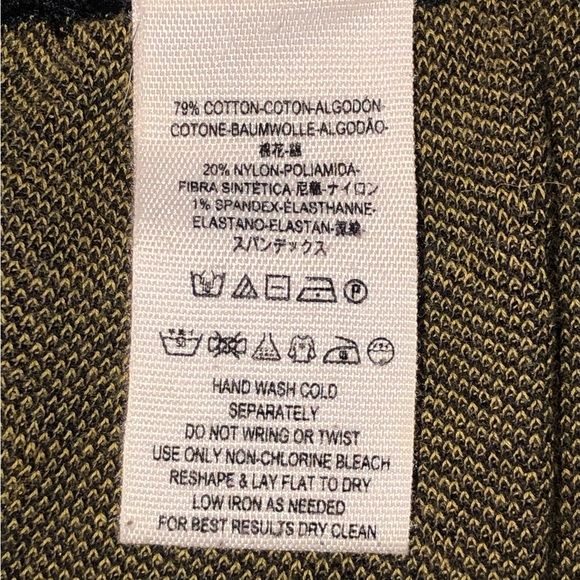 Free People Black and Gold Paisley Sweater Knit Leggings - S - Picture 13 of 15